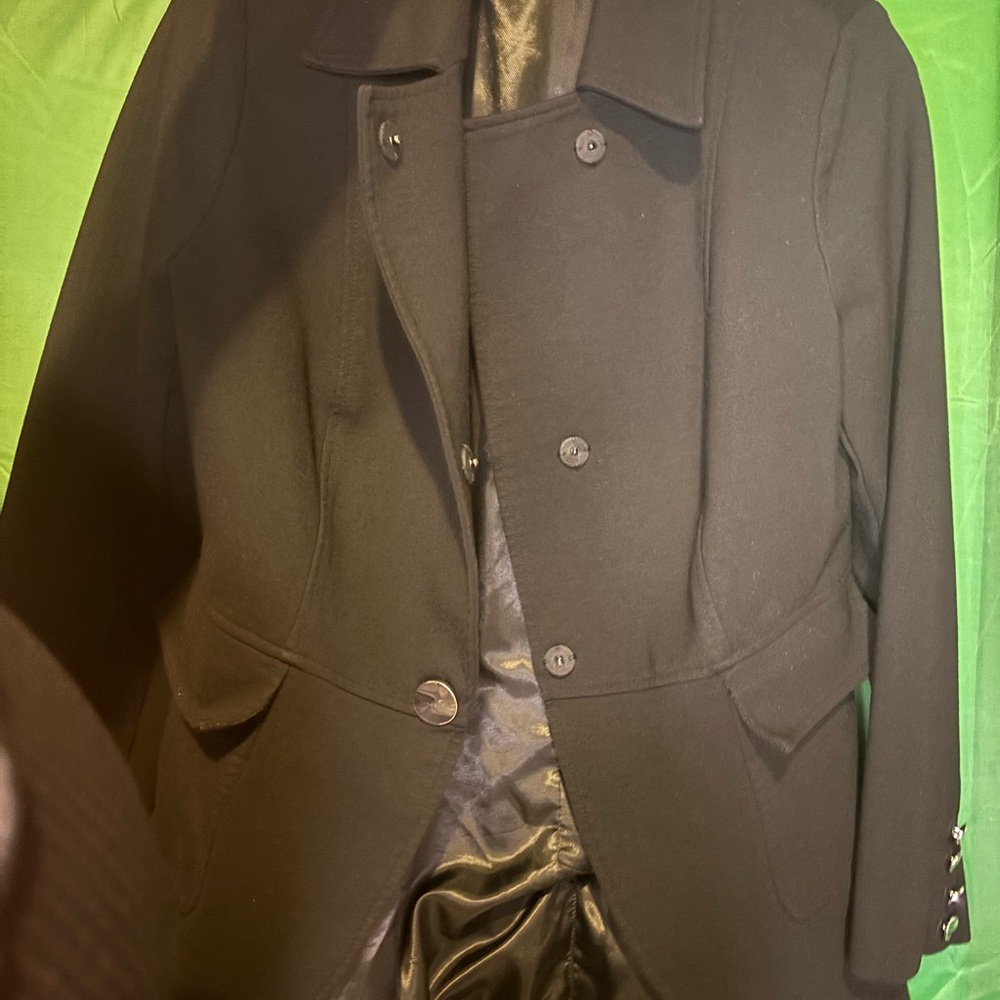 Women's Black Blazer Coat
